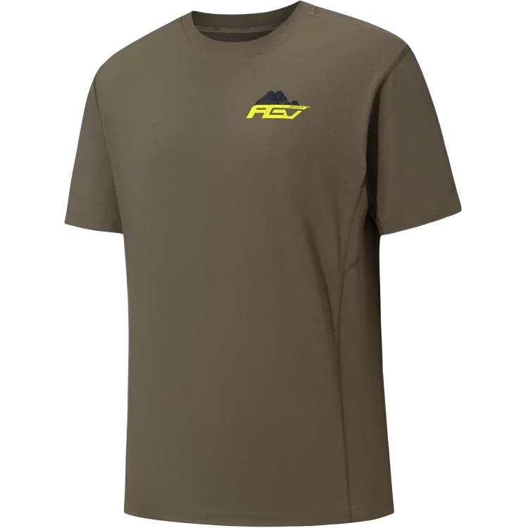 ANTA T Shirts Unisex Birch Brown Crew Neck Moderate Straight Fit