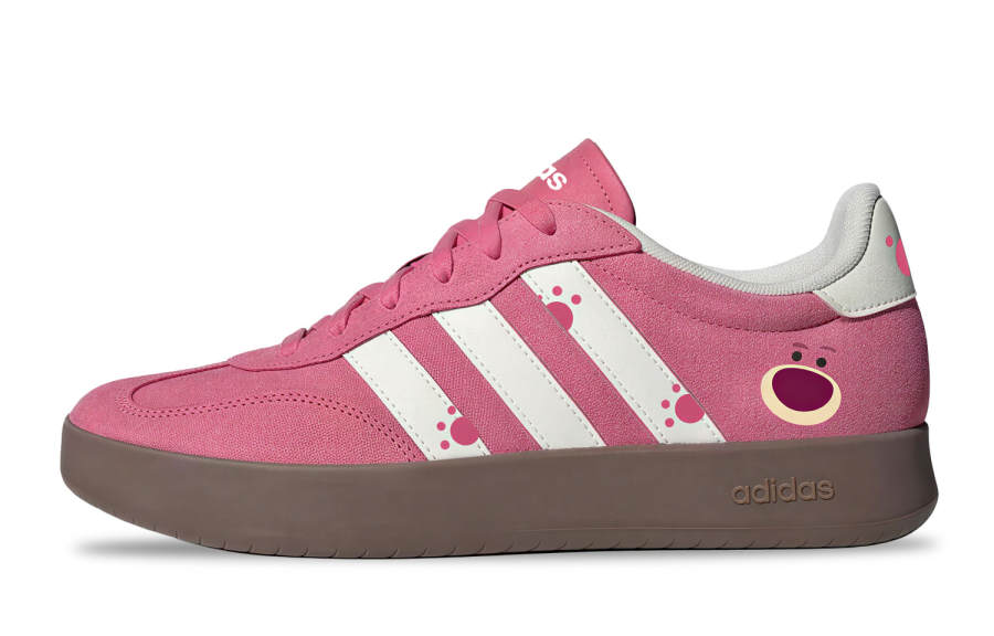 Adidas Adidas BARREDA Dreamland, Berry Bubbles Abrasion Resistant Low top German Army Trainers Women's Berry Red