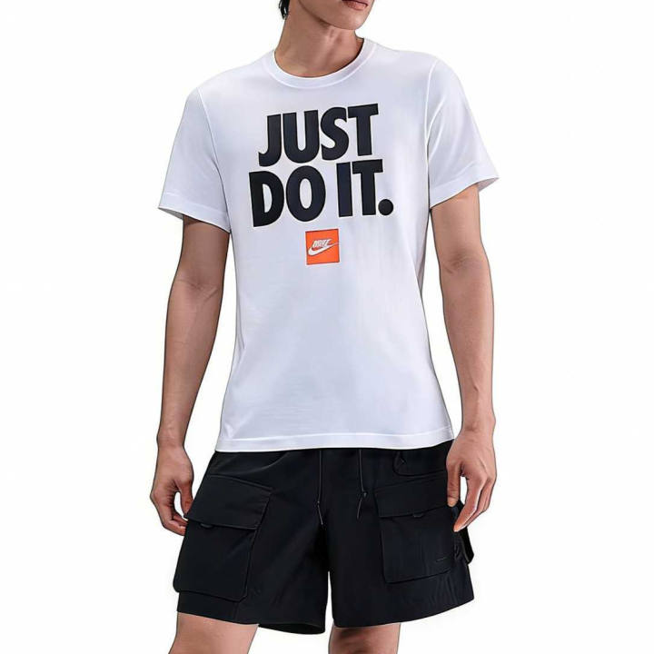 Nike Nike T Shirts Men's White Crew Neck Moderate