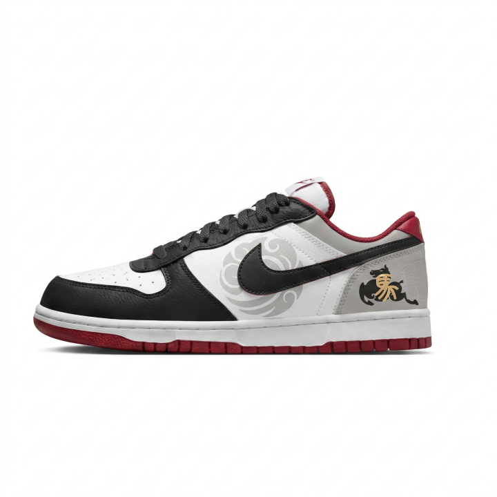 Nike Nike Big Lemon Joy Abrasion Resistant Breathable Low top Skateboard Shoes Men's Black Gray