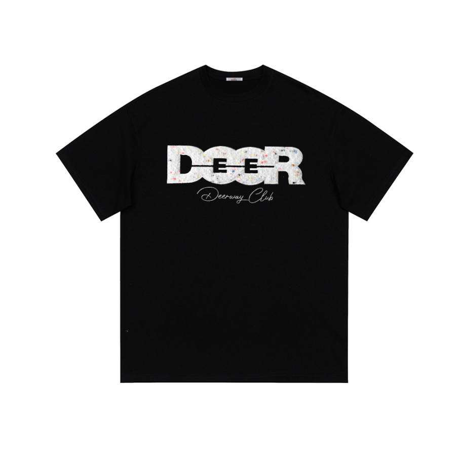 DEERWAY T Shirts Unisex Crew Neck Moderate Heavyweight