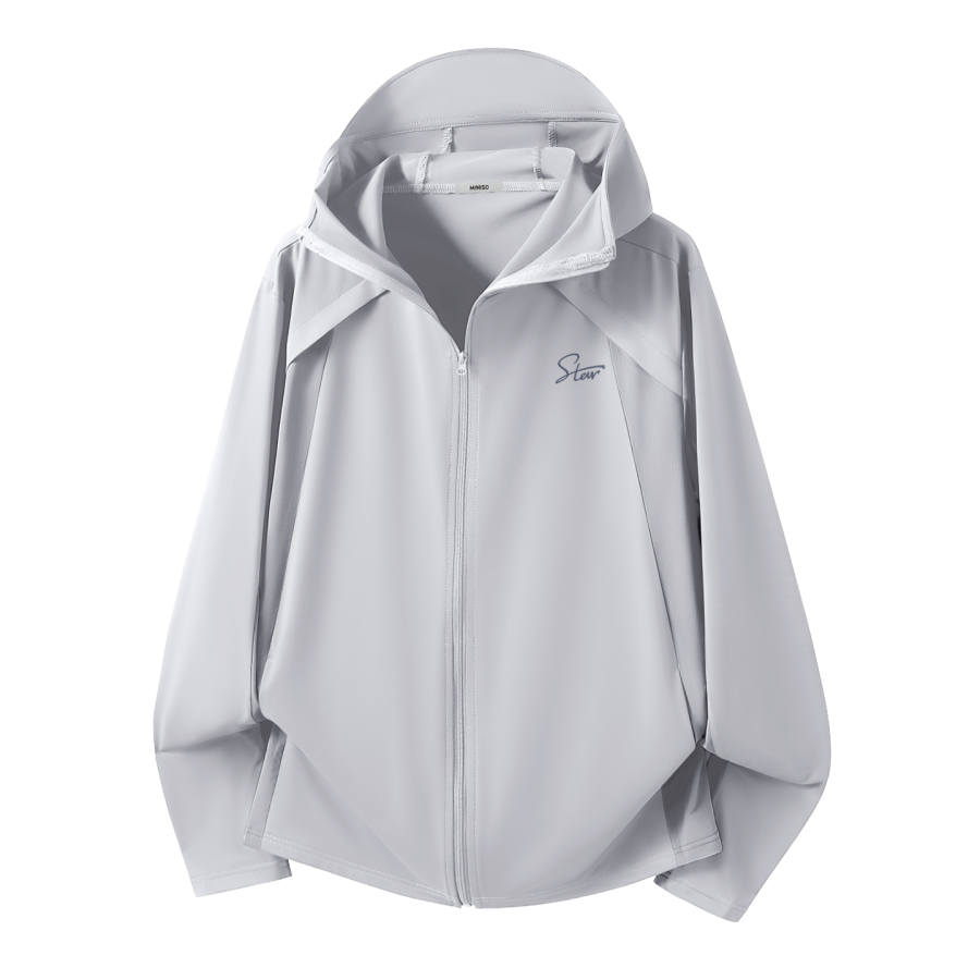 MINISO Sun Protection Clothing Unisex Hooded Extra Thin Straight Fit