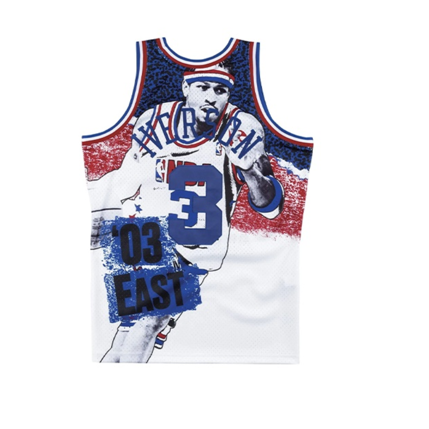 Mitchell Ness Basketball Jersey SW Fan Edition Men's White