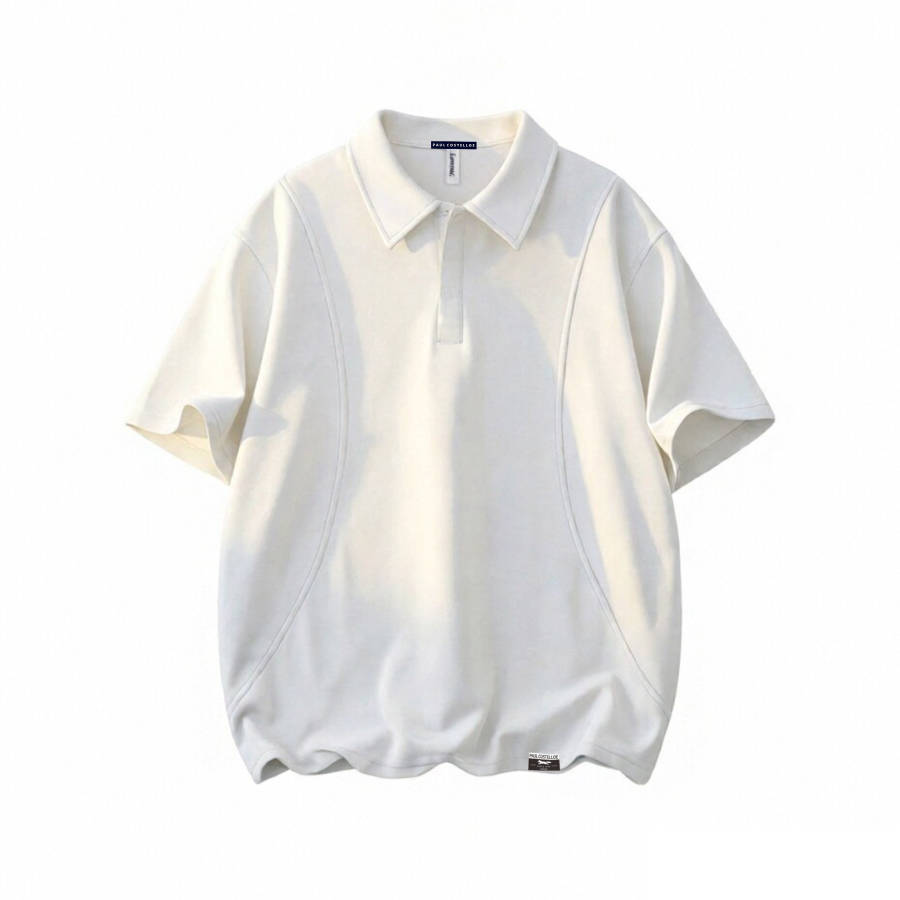 PAUL COSTELLOE Polo Shirts Unisex Polo Collar Thin Heavyweight