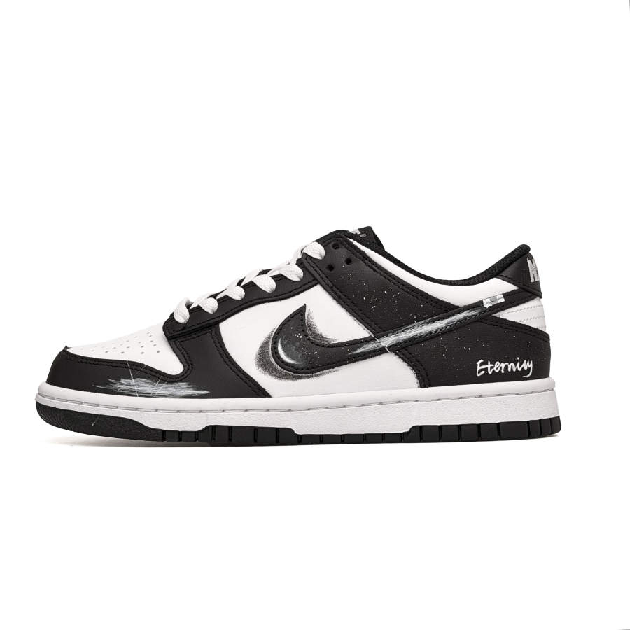 Nike Nike Dunk Pavo Balance Abrasion Resistant Lightweight Low top Skateboard Shoes Unisex Black White