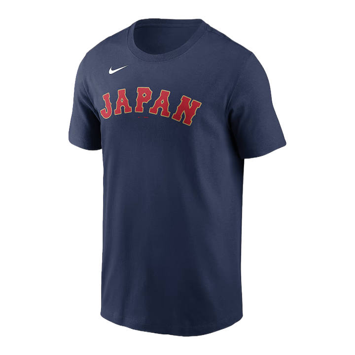 Nike Nike Baseball Jerseys Men's Marine Blue Crew Neck Moderate