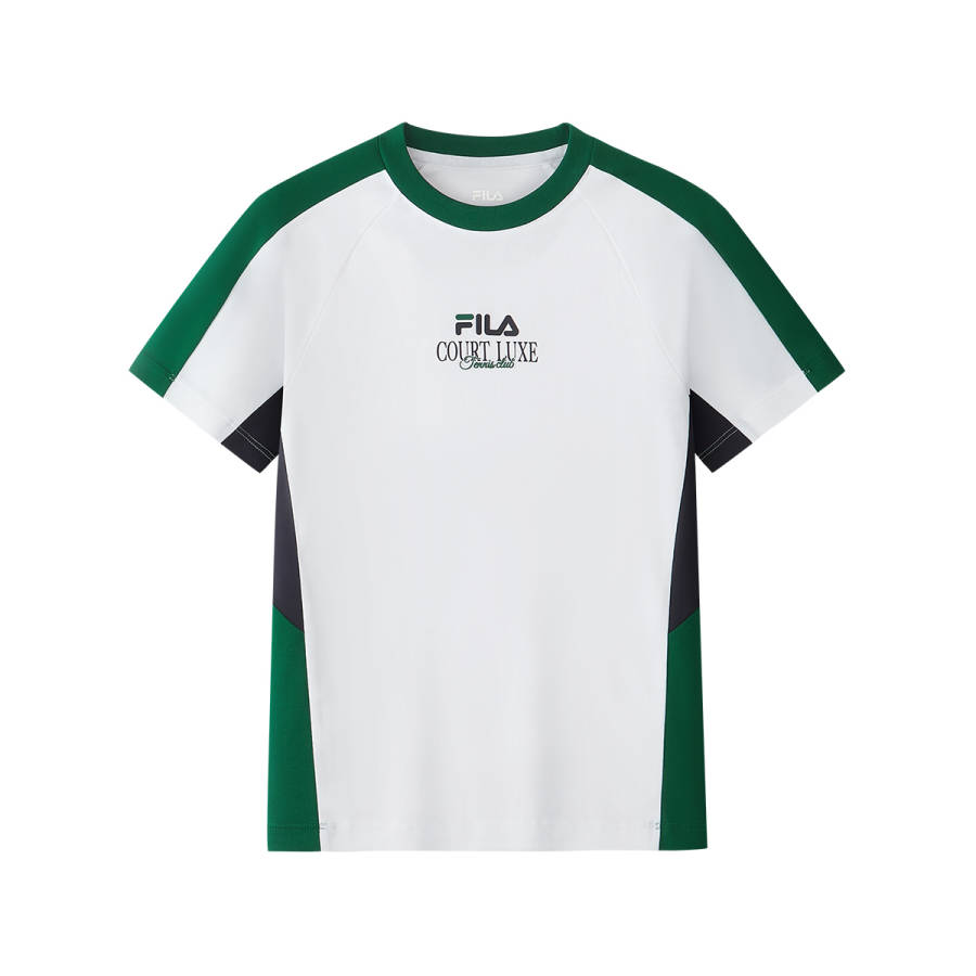 FILA KIDS PERFORMANCE FPF Short Sleeved Jade White Kids'