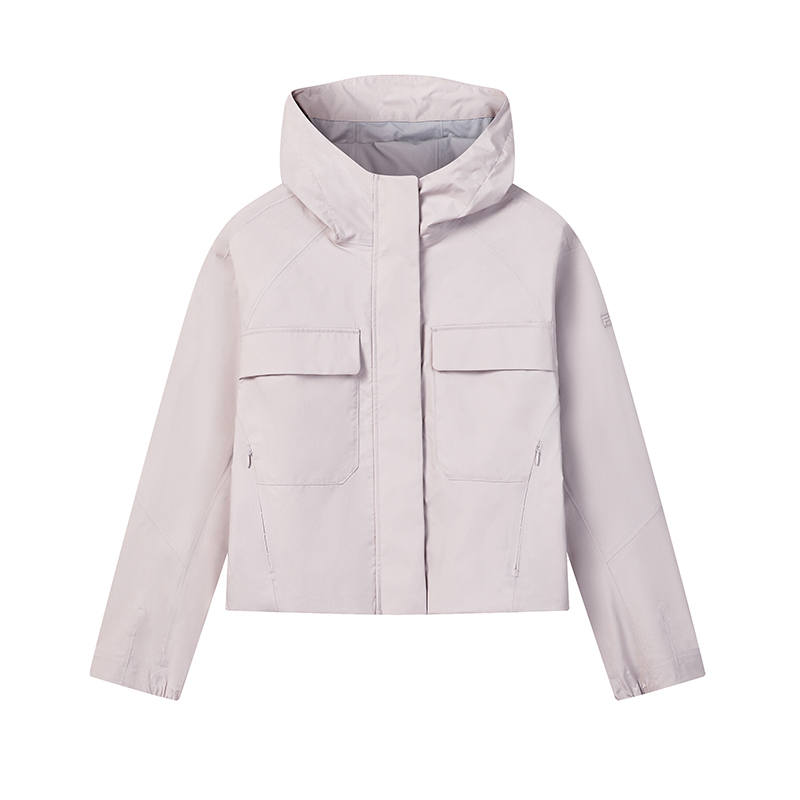 FILA WHITE Jacket Women's Lotus Gray Powder