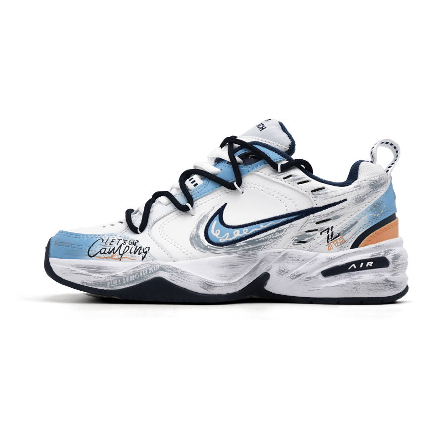 Nike Nike Air Monarch 4 Island Breeze, Elk Culture Abrasion Resistant Slip Resistant Low top Chunky Sneakers Unisex