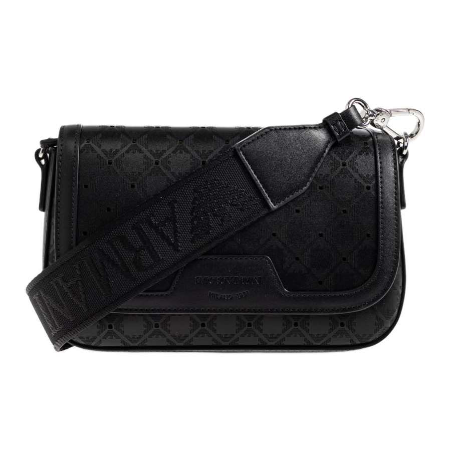 EMPORIO ARMANI Polyurethane Crossbody Bags Women's Black