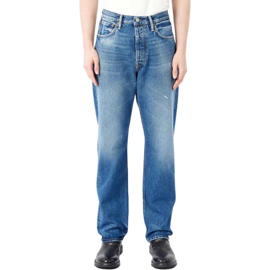 Acne Studios Acne Studios Jeans Men's Blue Moderate Straight Fit Pants