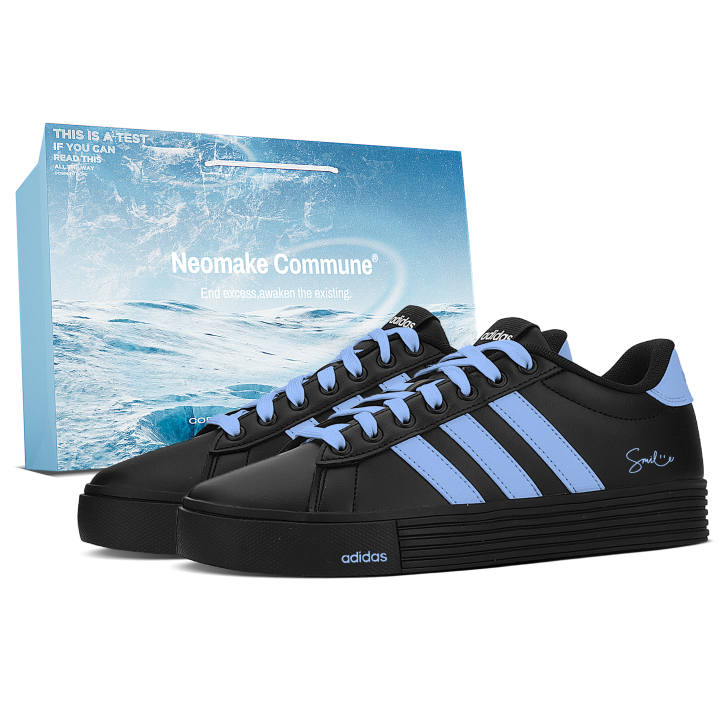 Adidas Adidas Daily Skateboard Shoes Unisex Low Top Blue