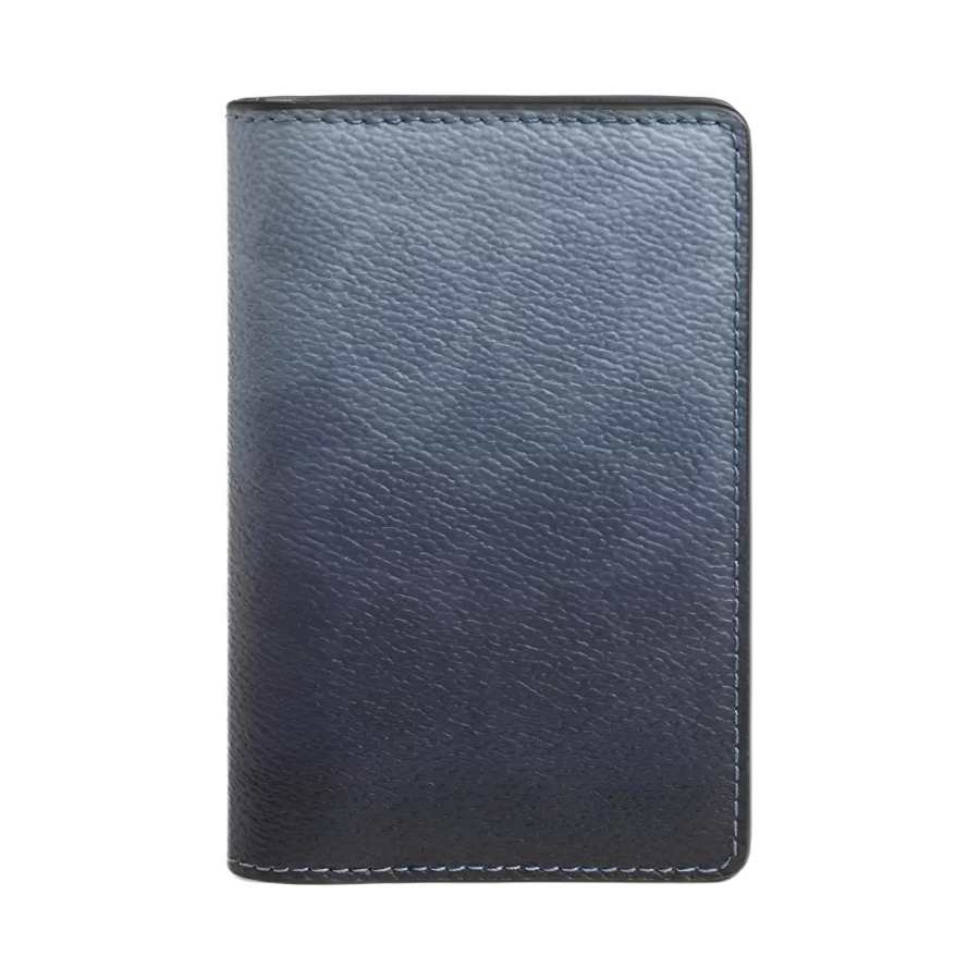 COACH COACH Card Wallet Coated Canvas Card Holder Unisex Blue
