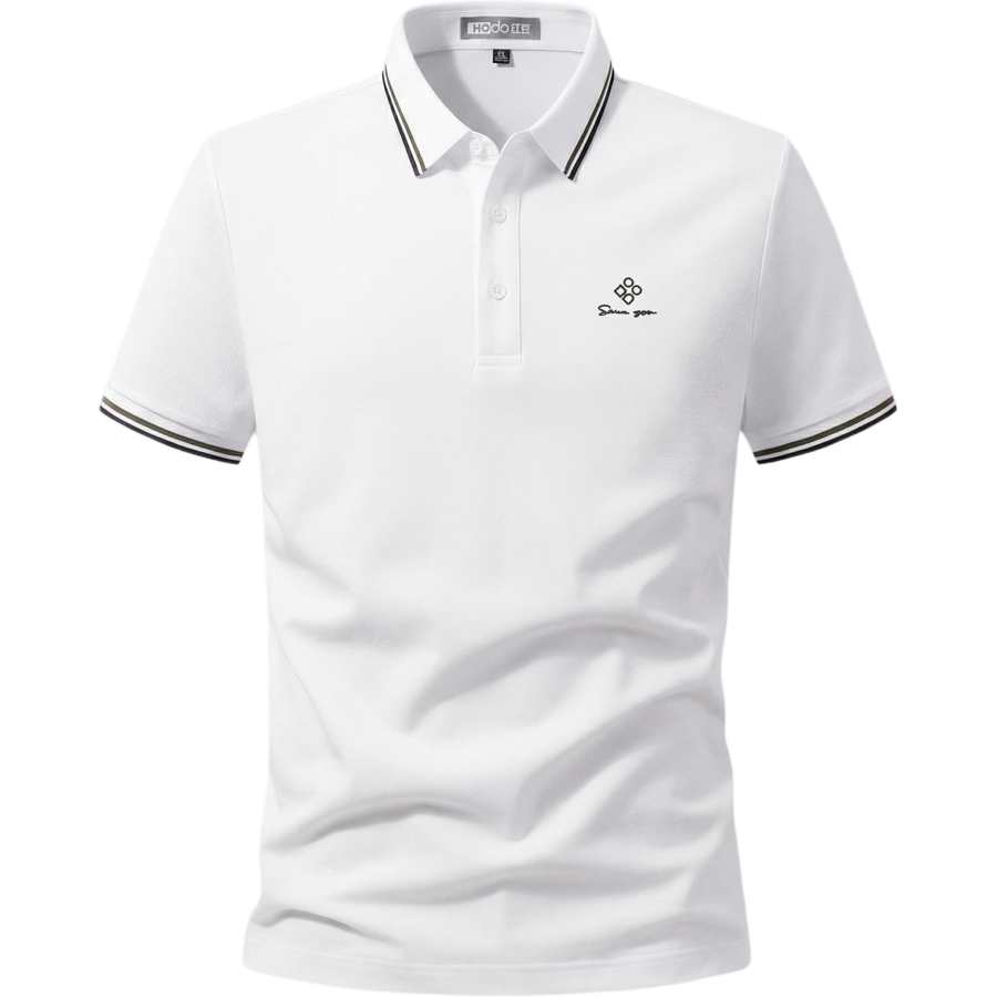 Hodo Polo Shirts Men's Lapel Moderate Straight Fit