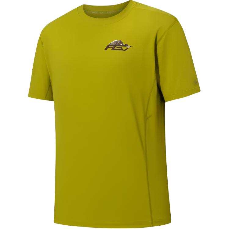 ANTA T Shirts Unisex Curry Yellow Crew Neck Moderate Straight Fit