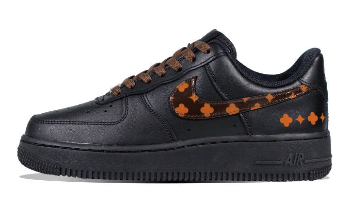 Nike Nike Air Force 1 Skateboard Shoes Unisex Low Top Black/Brown