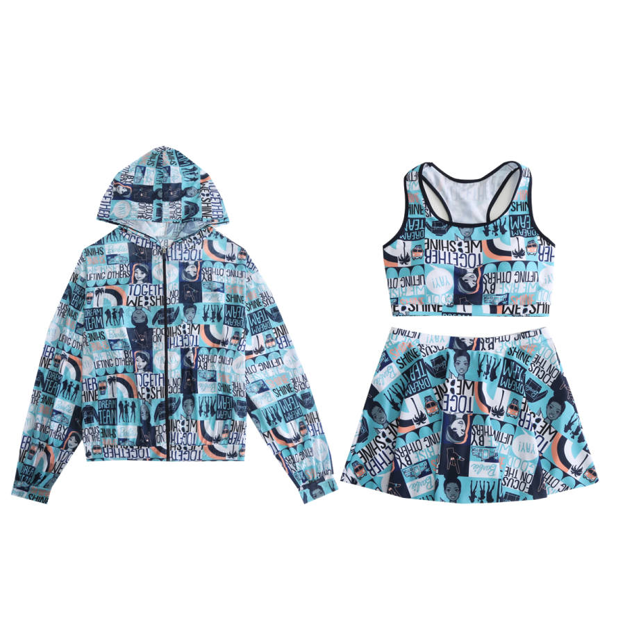 Barbie Two Piece Swimsuit Women's Set Of 3