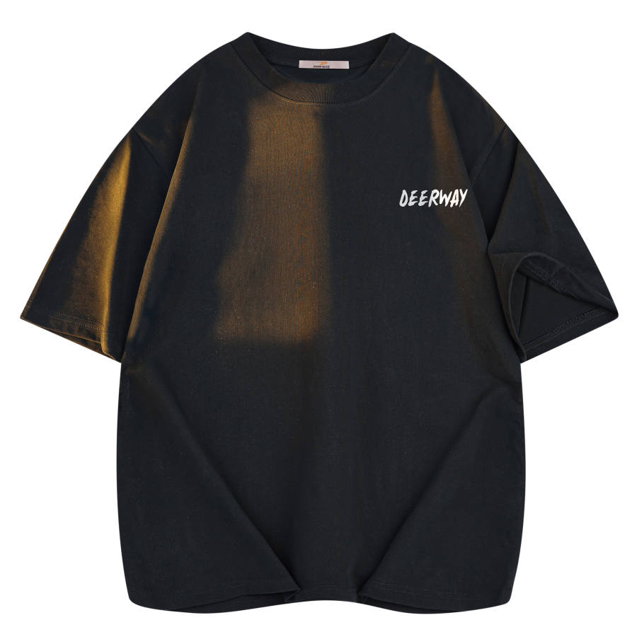 DEERWAY T Shirts Unisex Crew Neck Moderate Straight Fit