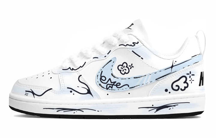 Nike Nike Court Borough 2 Low top Skateboard Shoes Blue Unisex