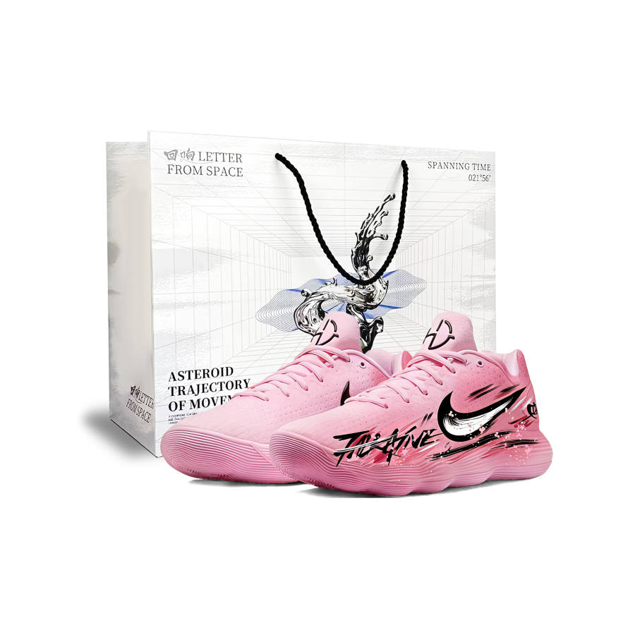 Nike Nike Hyperdunk 2017 Fiery Frenzy Abrasion Resistant Slip Resistant Low top Basketball Shoes Men's Pink Black