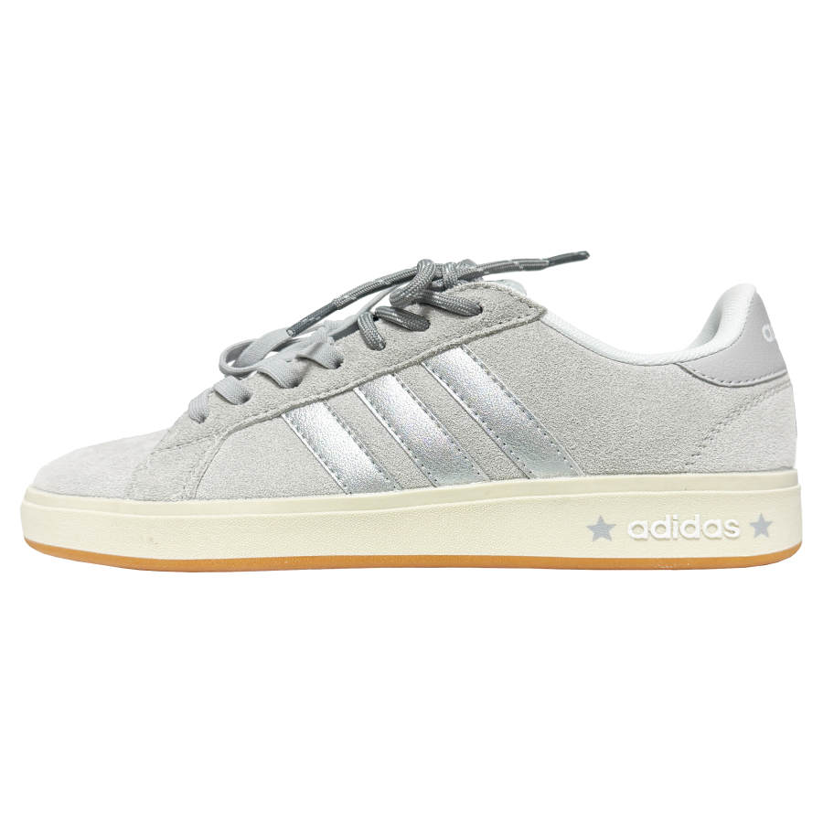 Adidas Adidas Grand Court Base 00s Yinchuan Dream Abrasion Resistant Lightweight Low top Skateboard Shoes Unisex Gray Silver