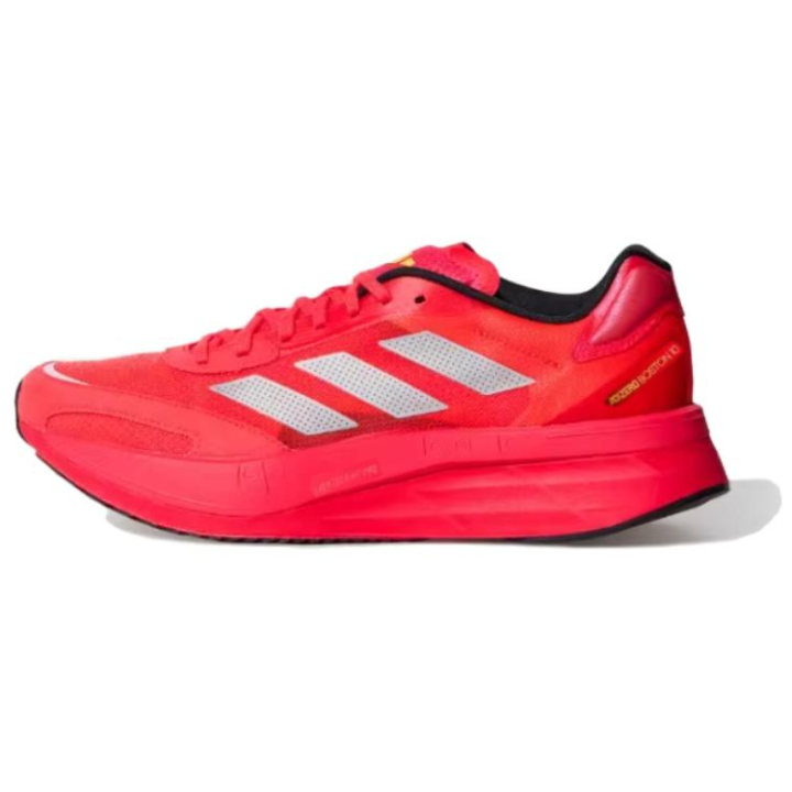 Adidas Adidas Adizero Boston 10 Support Marathon Training Race Running Shoes Unisex Red