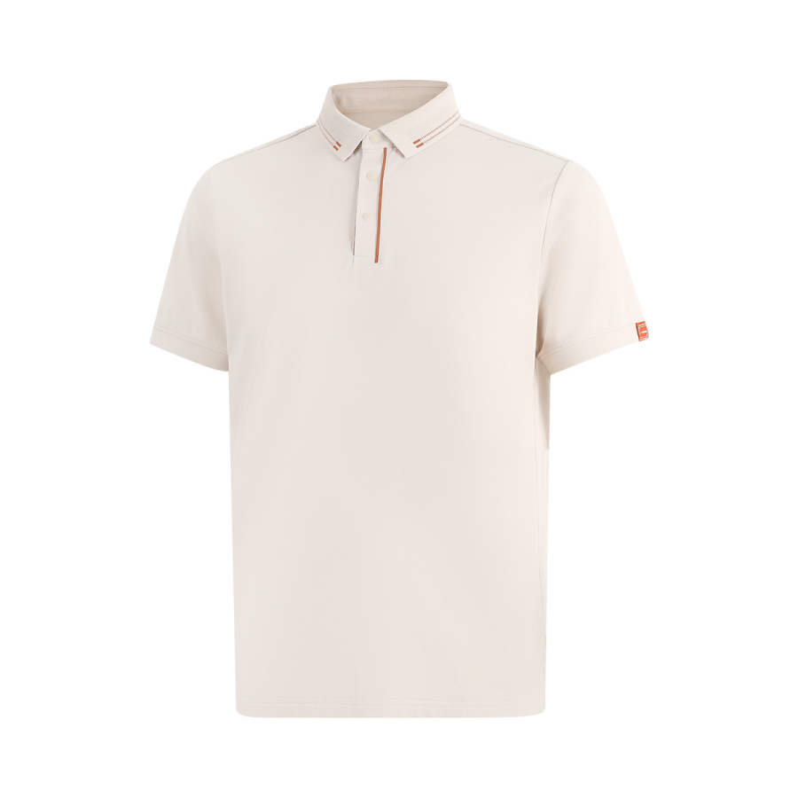 Li-Ning Li Ning Polo Shirt Men's Oat Gray