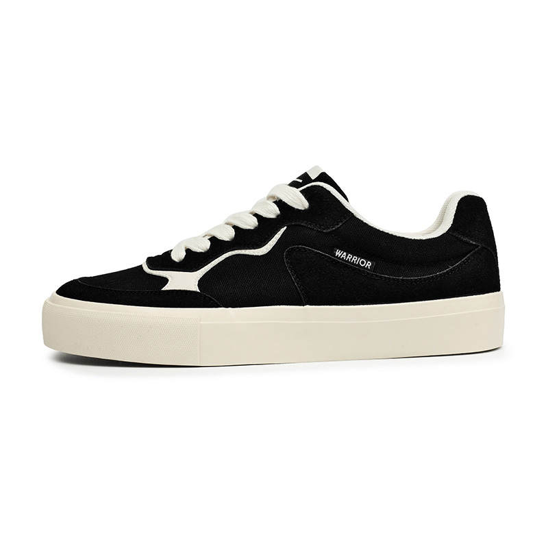 WARRIOR Skateboard Shoes Slip Resistant, Abrasion Resistant, Breathable, Lightweight Low top Canvas Shoes Men's