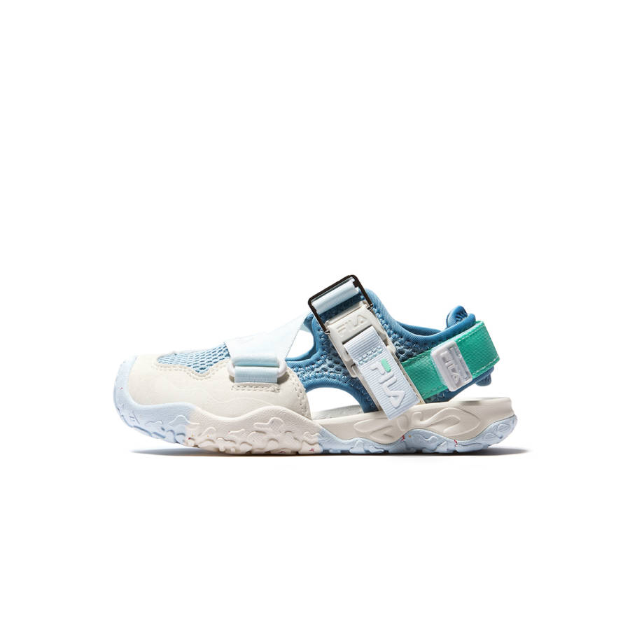 FILA KIDS SEASON FSW Synthetic Leather, Textile Slip Resistant, Abrasion Resistant, Breathable Sandal