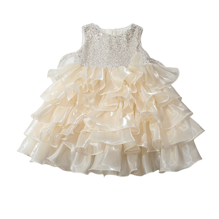 Lanza Lanza Kids Dresses Crew Neck Moderate