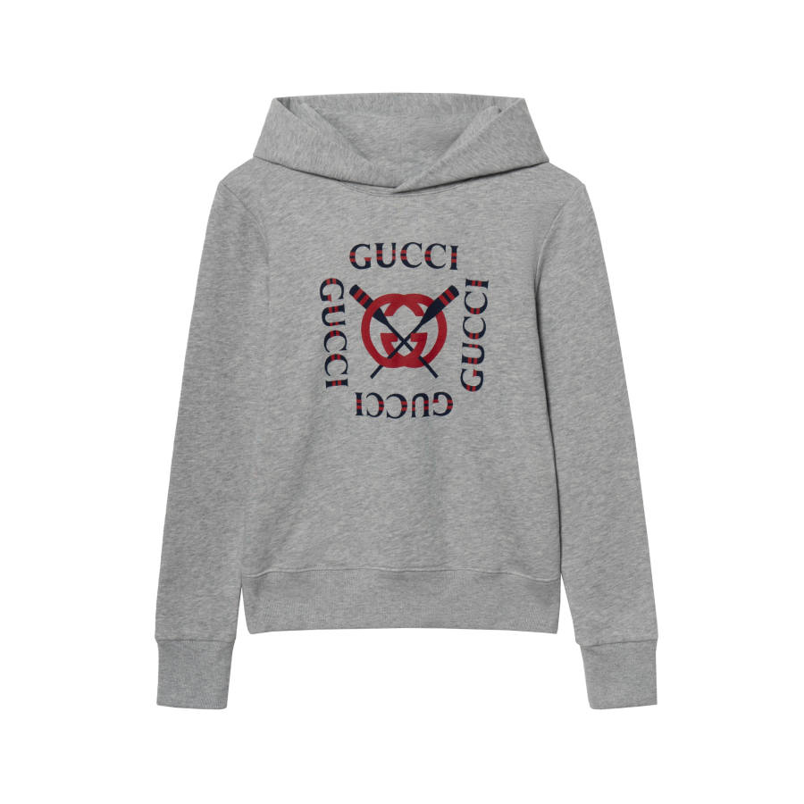 GUCCI Sweatshirt SS25 Light Gray Kids'