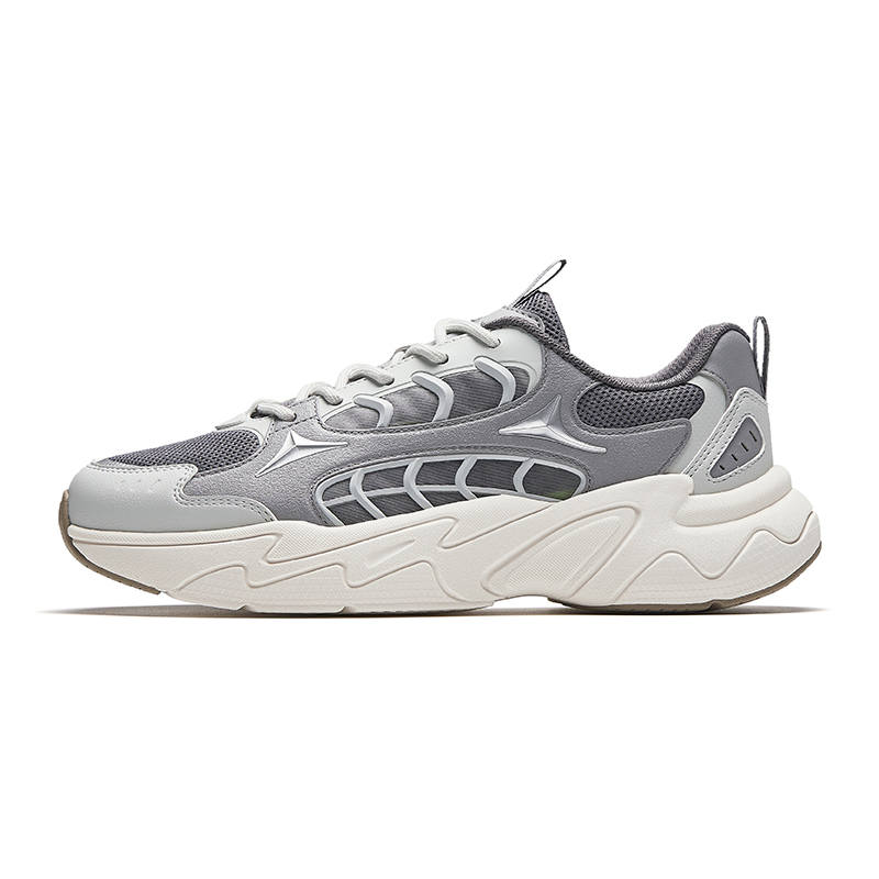 Anta Pulse Low top Casual Shoes Men's White Gray