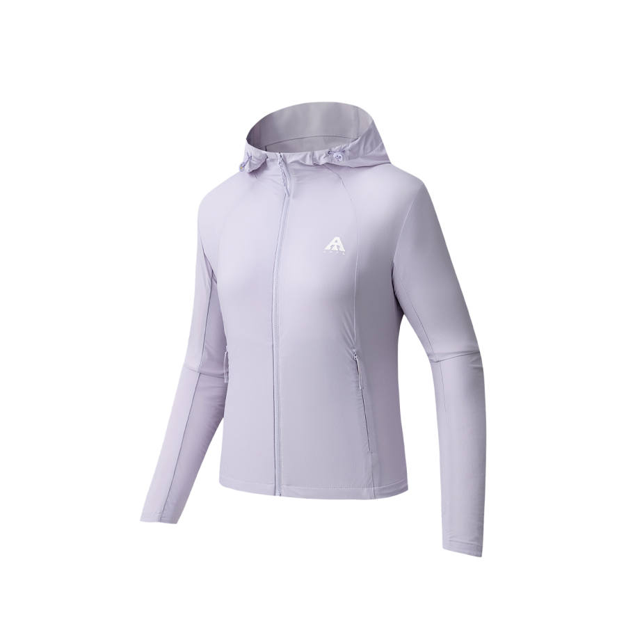 Anta Woven Sports Top Women's Mist Light Purple