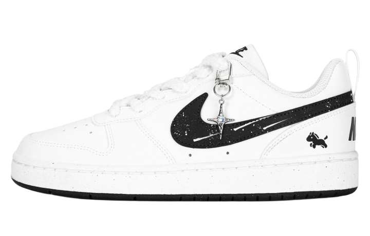 Nike Nike Court Borough Low top Skateboard Shoes Women's Black White