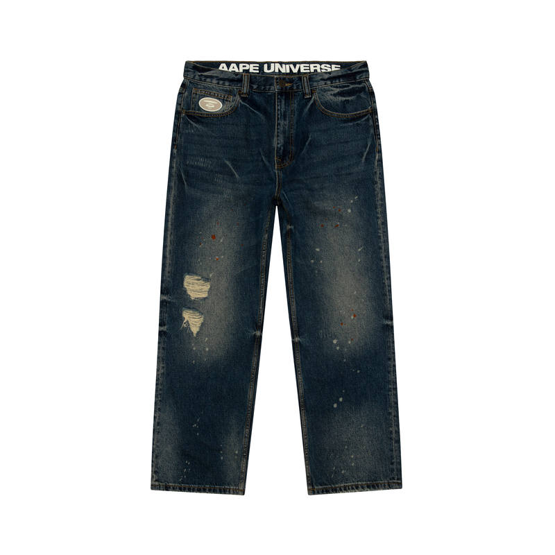 Aape Aape distressed trousers