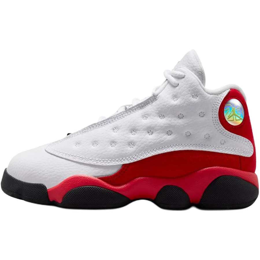 Jordan Jordan Air Jordan 13 Mid top Children's Basketball Shoes White Children Aged 3 7 Years Old
