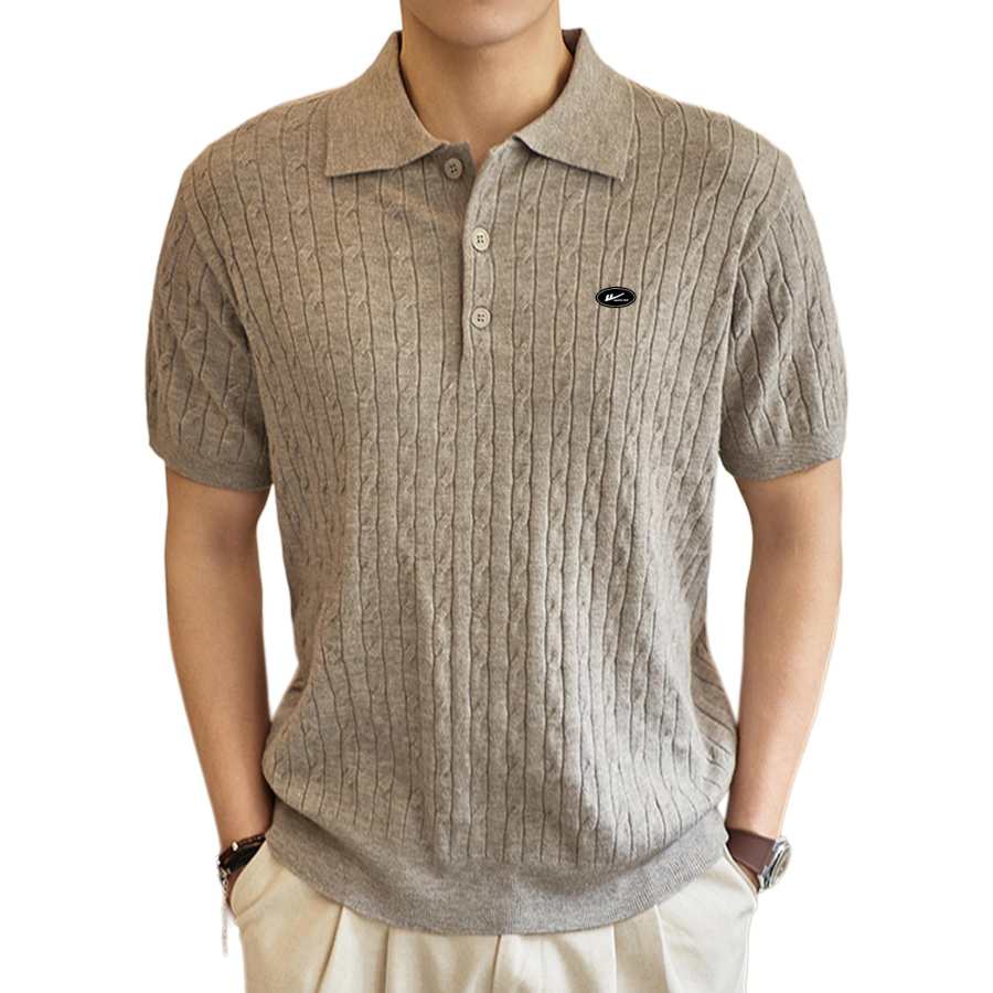 WARRIOR Polo Shirts Unisex Henry Collar Moderate Straight Fit
