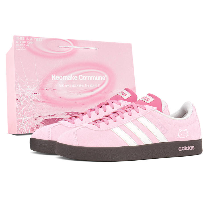 Adidas Custom Adidas VL COURT 2.0 Low top German Army Trainers Unisex Pink
