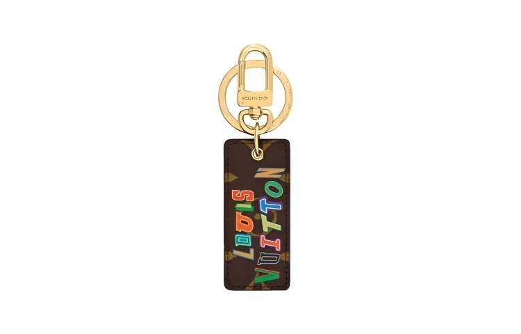 LOUIS VUITTON LOUIS VUITTON X Nba Letters Tab Key Holder & Bag Charm Monogram