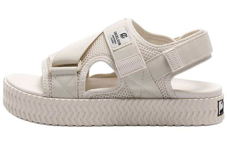 Excelsior Excelsior Cookie Shoes BOLT SANDAL Hook and Loop One Strap Sandals Unisex Sea Salt White