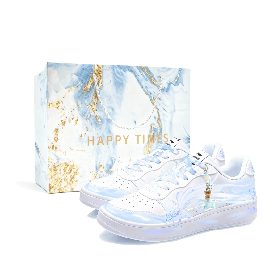 Li-Ning Li Ning Floating Boat Skateboard Shoes Unisex Low Top White