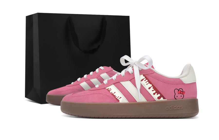 Adidas Custom Adidas BARREDA Low top German Army Trainers Unisex Pink