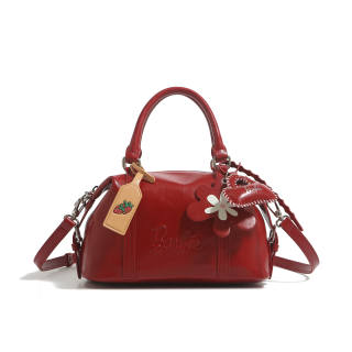Barbie Synthetic Leather Handbag Women's Pink