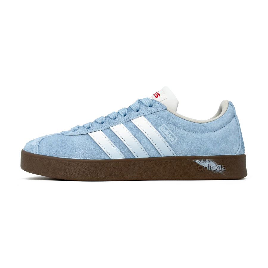 Adidas Adidas VL COURT 2.0 Slip Resistant Cushioning Abrasion Resistant Low top Skateboard Shoes Unisex