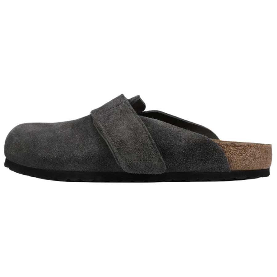 Birkenstock Breathable Birkenstock Shoes Men's Dark Gray Regular