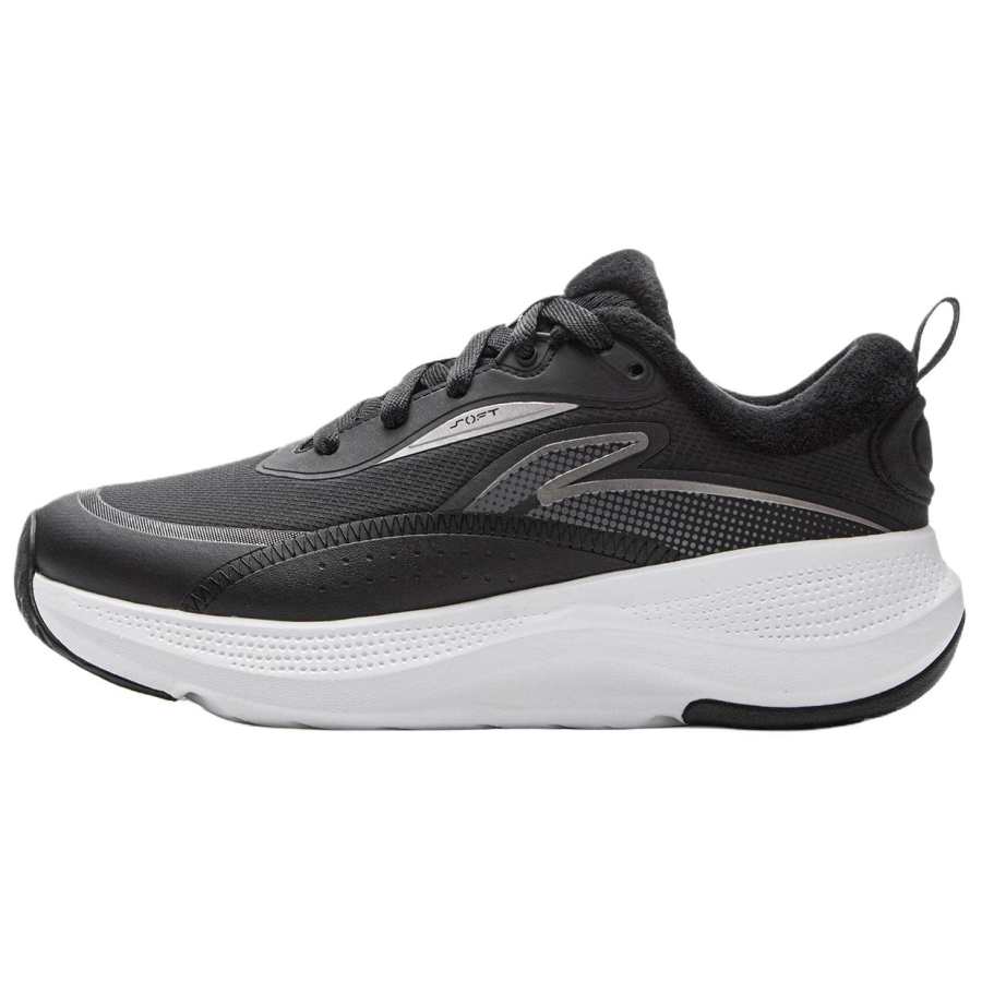 Li-Ning Li Ning Trendy Sports Comfortable, Fleece Lined Cushioning Abrasion Resistant Low top Casual Shoes Women's Black