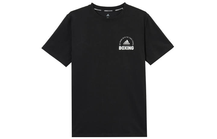 Adidas Adidas T Shirts Men's Black Crew Neck Moderate Straight Fit