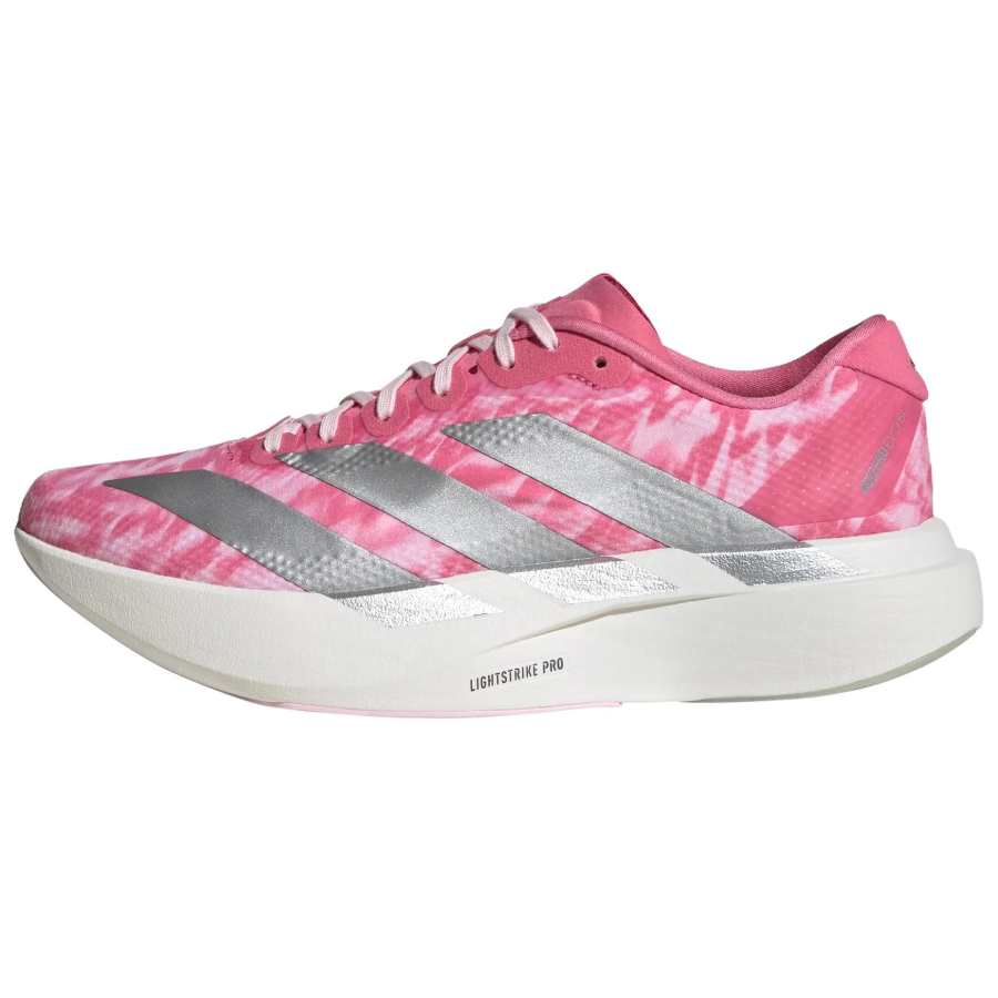 Adidas Adizero Evo Sl Wmns Adidas Woven 'Pink Fusion Silver Metallic Clear Pink' Women's