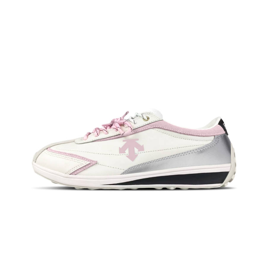 DESCENTE Cron Racer BNK Pink Mist With Silver Edge Low top Skateboard Shoes Unisex Pink