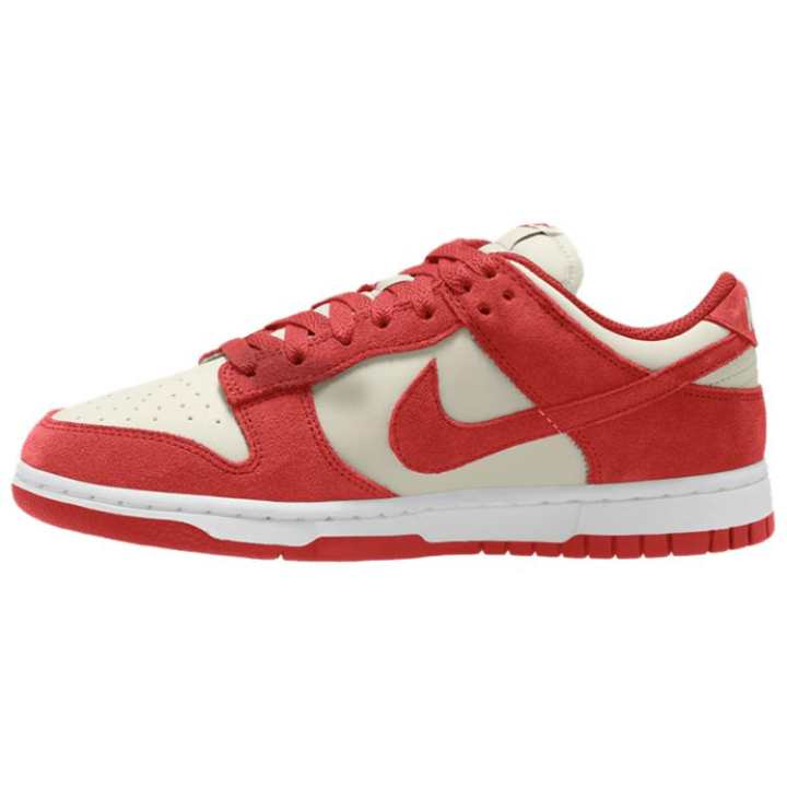Nike Nike Dunk Low top Skateboard Shoes Women's Red Beige